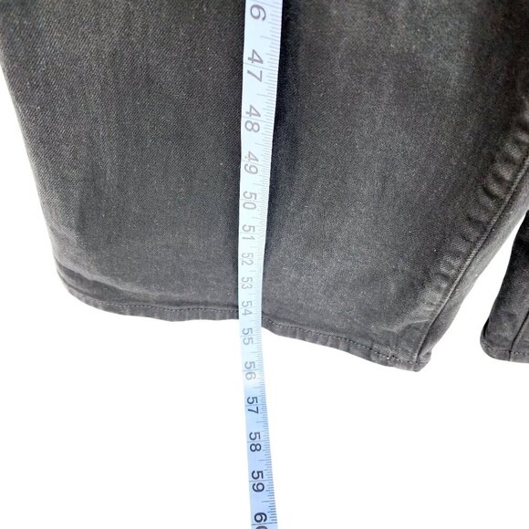 Universal Thread Womens Black Denim Overalls Wide-Leg Size 8 Adjustable Straps - Picture 8 of 8